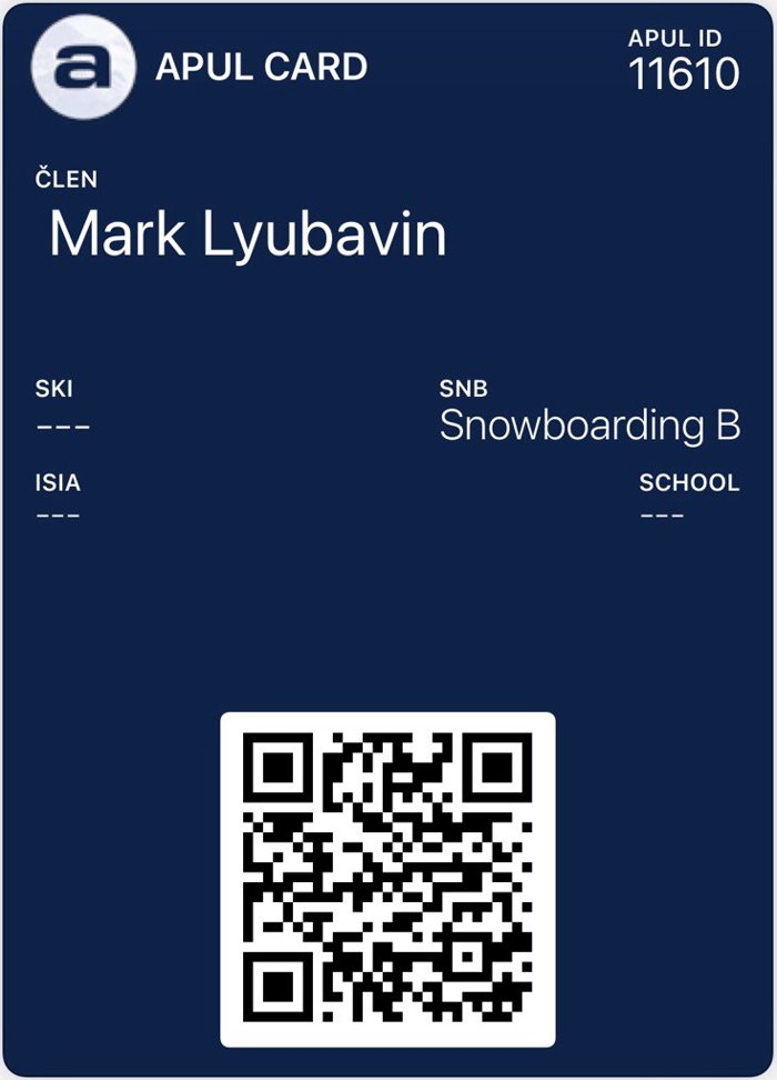 APUL member card